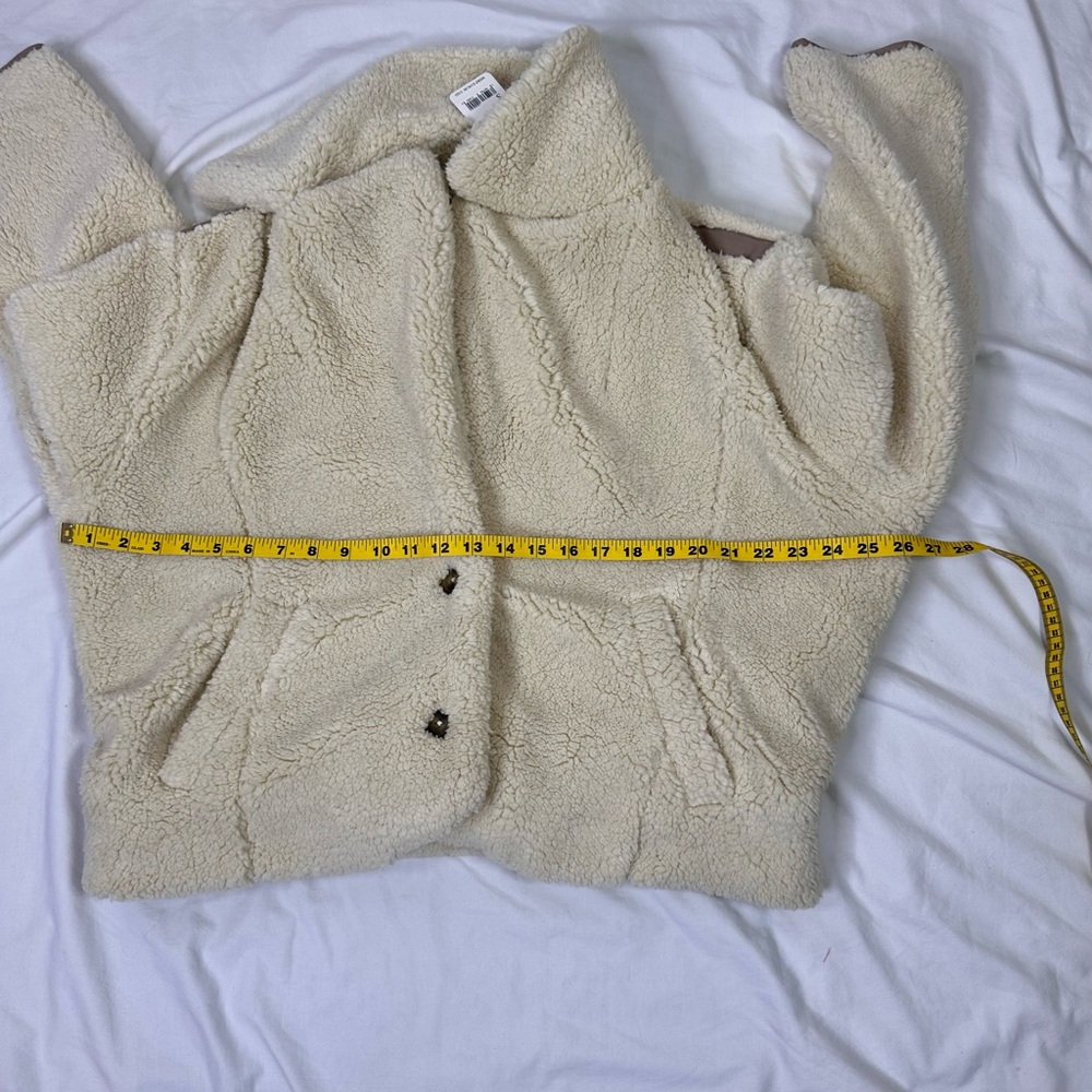 NWT‎ Free People Joplin Cozy Jacket Ivory Size Small - Picture 8 of 9